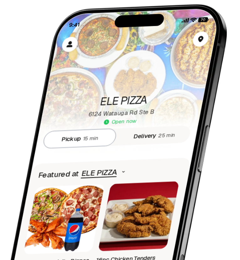 ELE PIZZA app preview