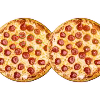 2 Large One Topping Pizzas