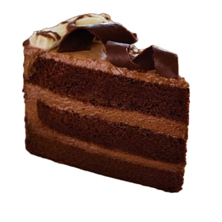Chocolate Mousse Cake Slice